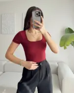 Body Lily - bordo - Slika 3