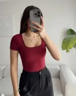 Body Lily - bordo - Slika 2