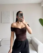 Top Lex - smeđi - Slika 2