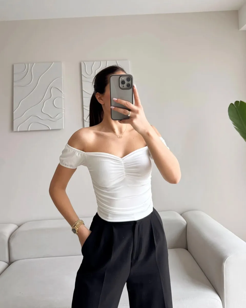 Top Lex - bijeli - Slika 3