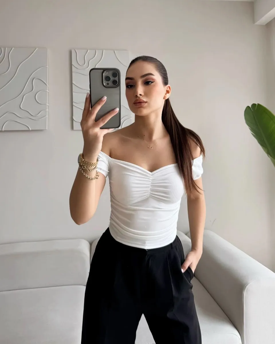 Top Lex - bijeli - Slika 2