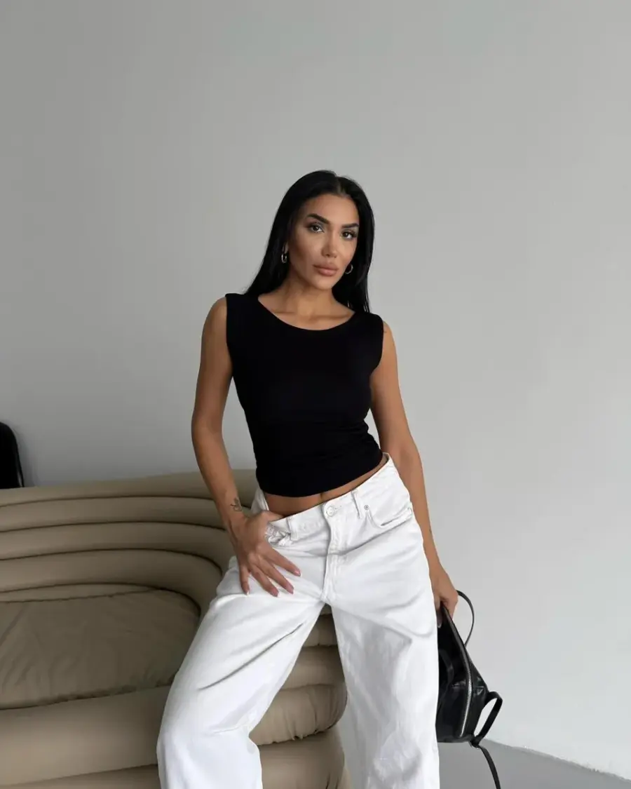 Majica Florence - crna - Slika 3