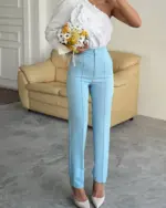 Hlače Rumi - plave - Slika 2