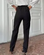 Hlače Rumi - crne - Slika 4