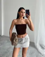 Top June - smeđi - Slika 3