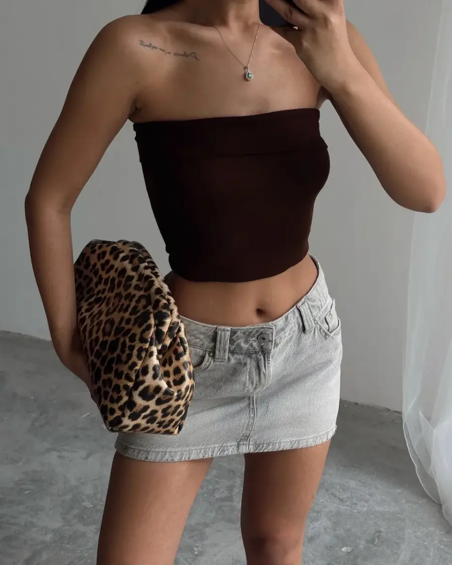 Top June - smeđi - Slika 2