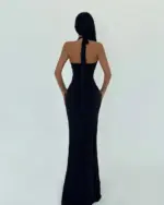 Maxi haljina Bellis  - crna - Slika 3