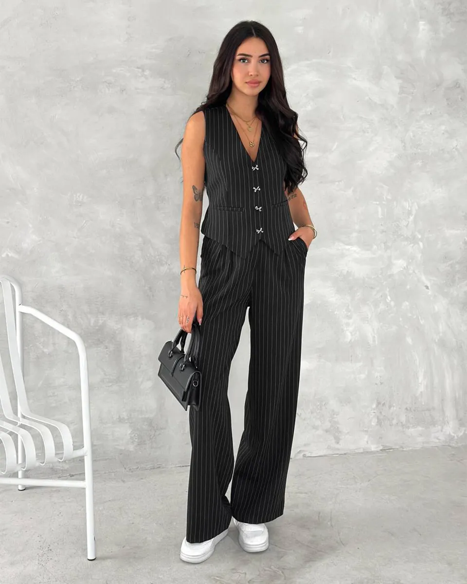 Dvodjelni set Abby - crni