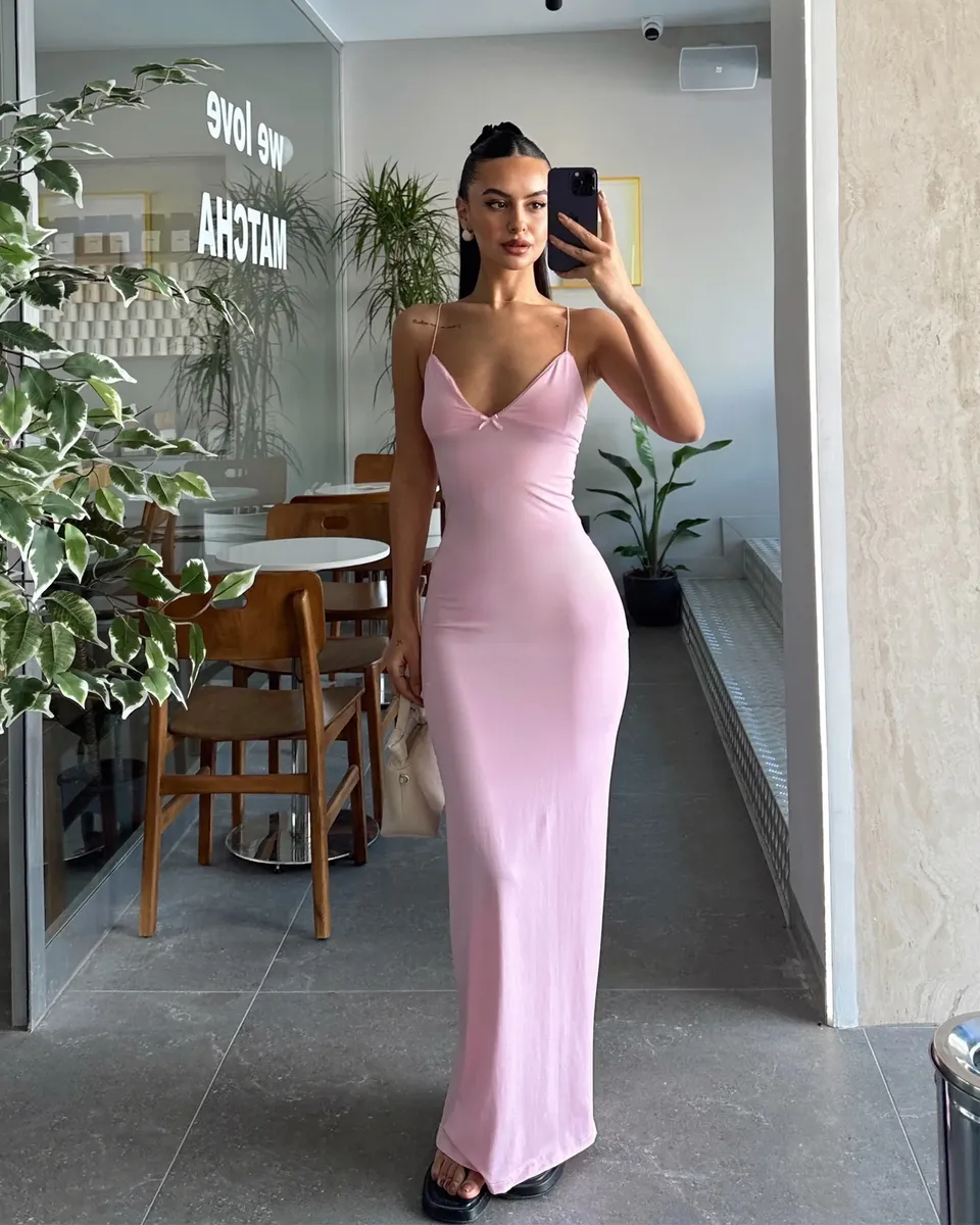 Maxi haljina Roland - roza