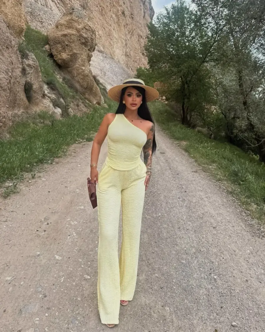 Dvodjelni set Ezra - žuti - Slika 4