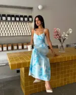 Maxi haljina Jessica - plava - Slika 2