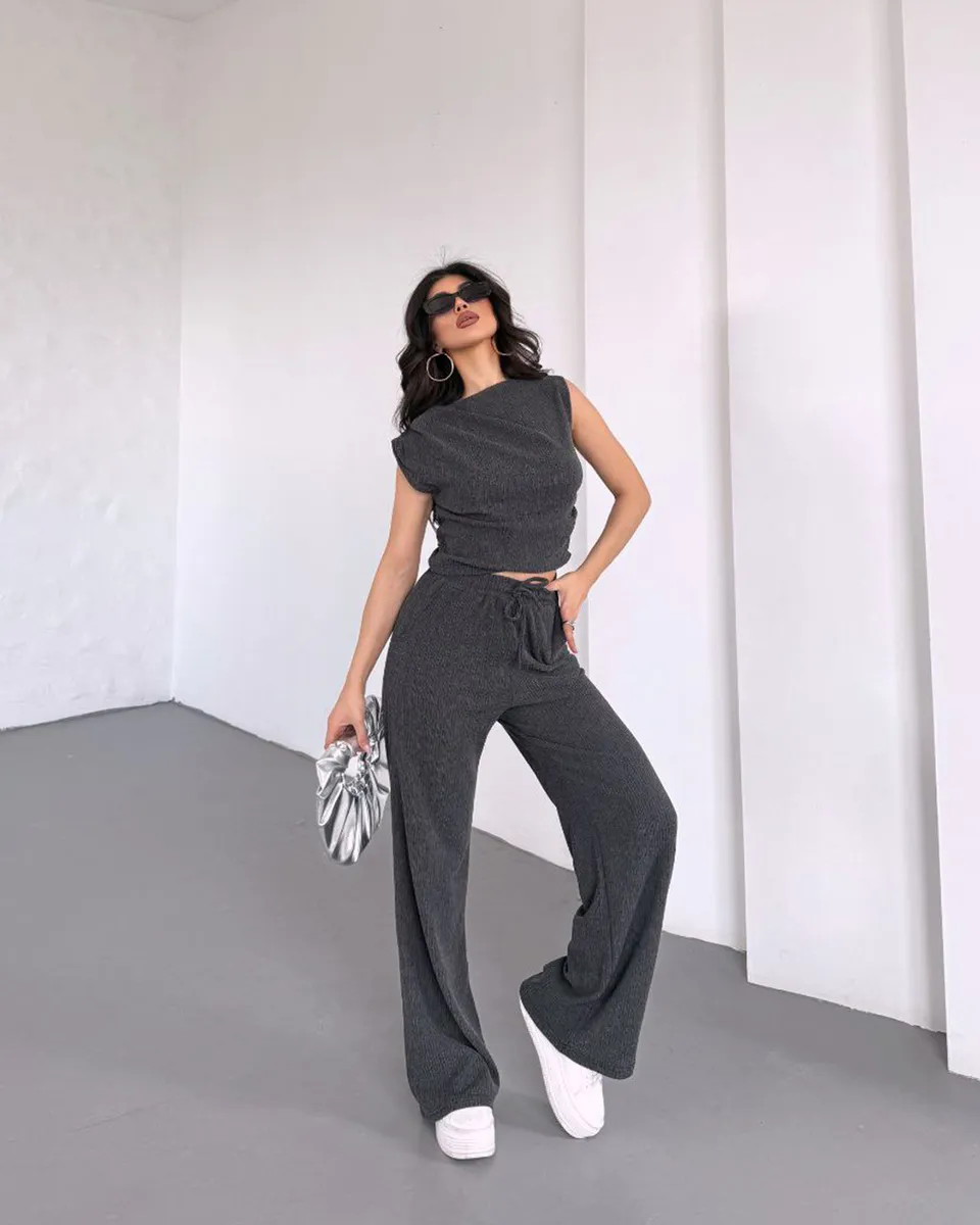 Dvodjelni set Delilah - antracit - Slika 3