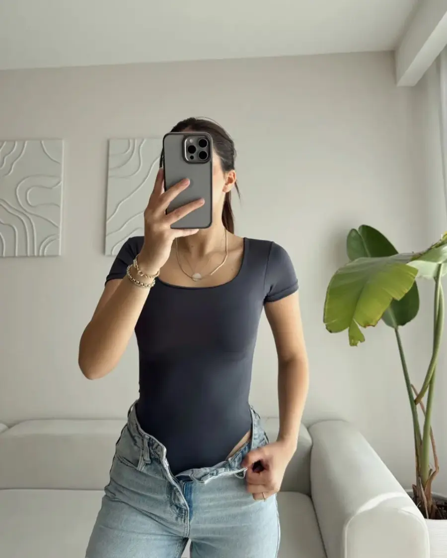 Body Paxton kratki rukav - antracit - Slika 2