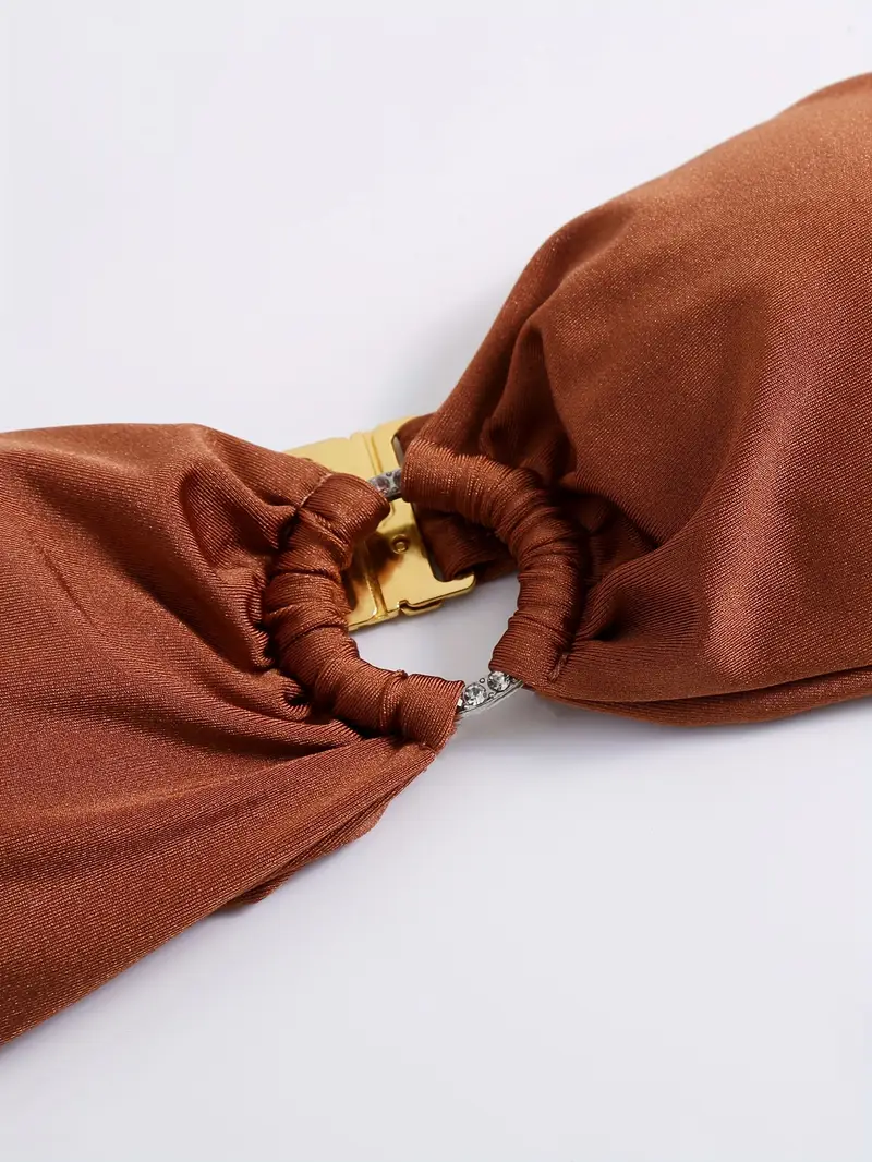 Kupaći kostim Rust - terakota - Slika 4