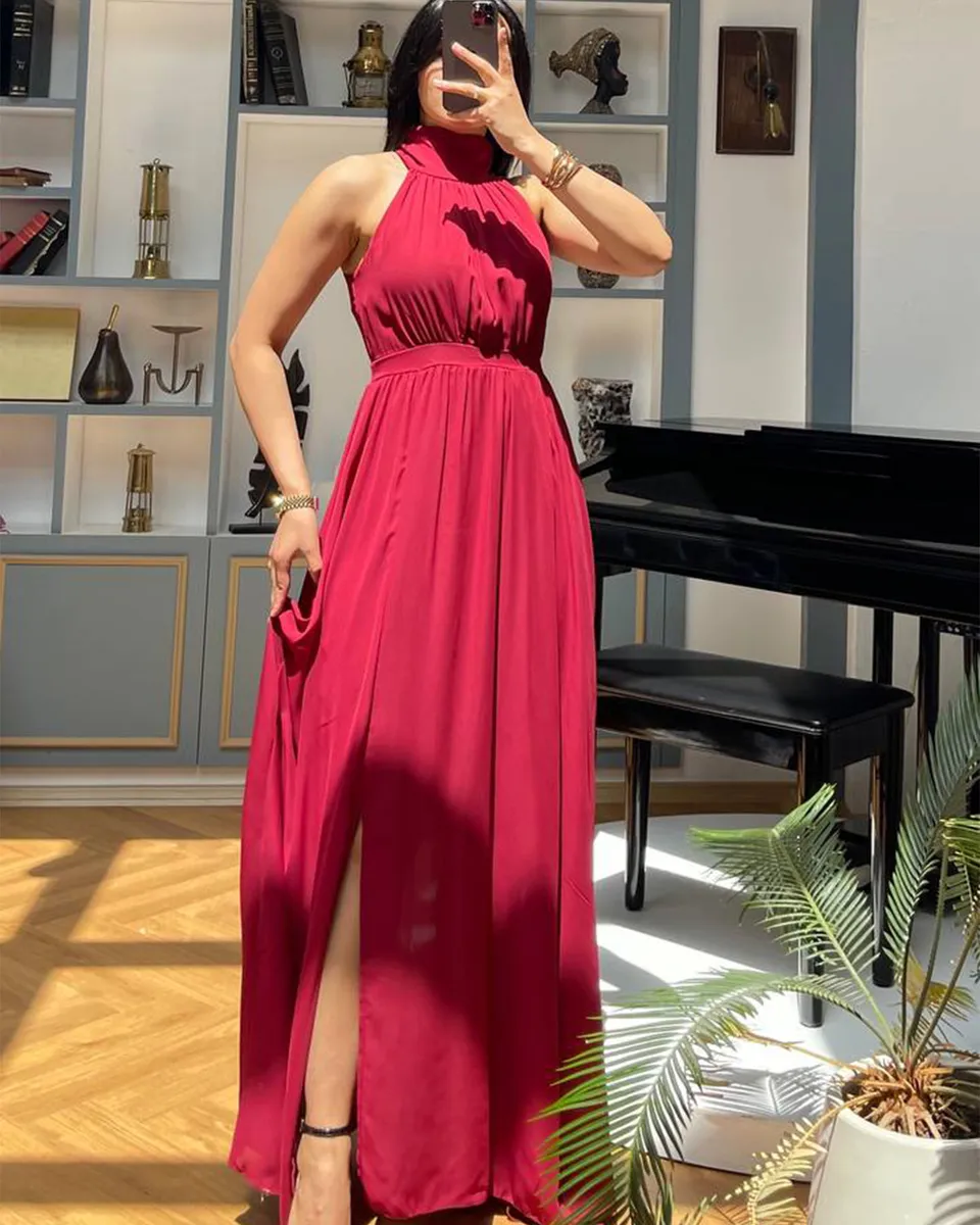 Maxi haljina Herlan  - bordo