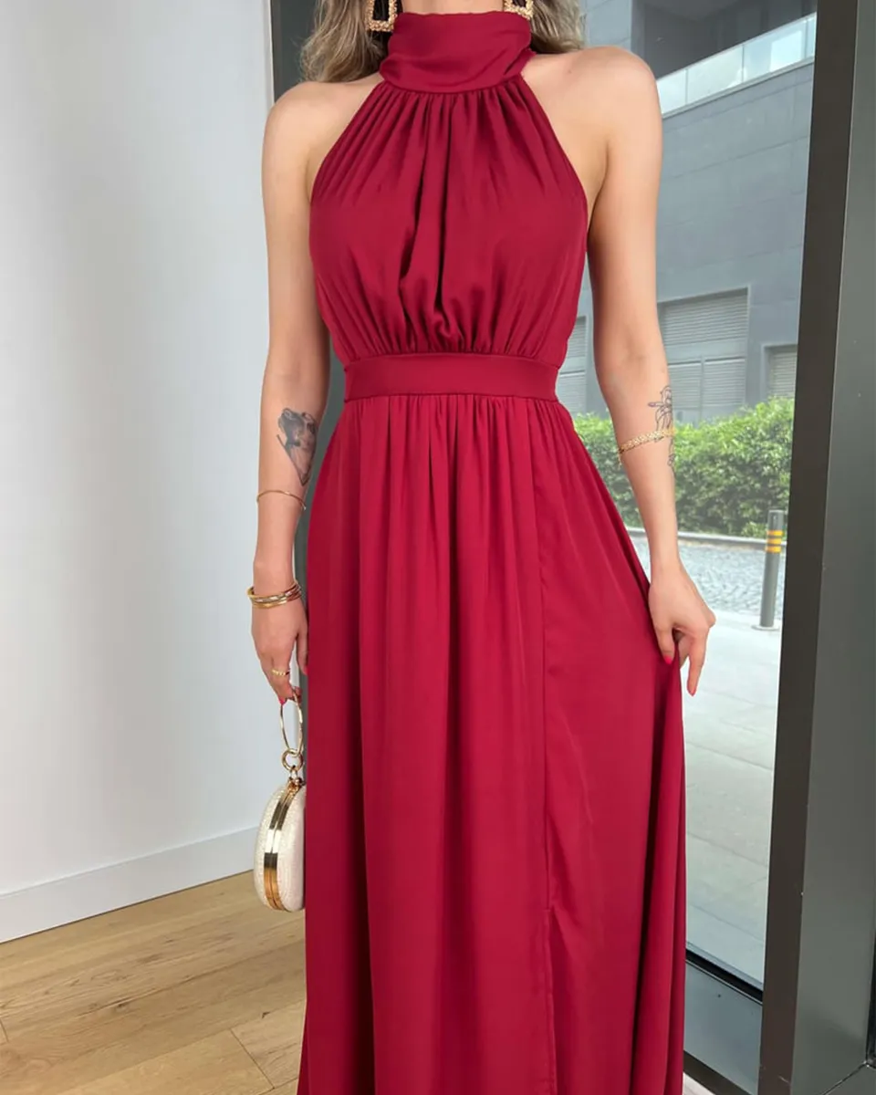 Maxi haljina Herlan  - bordo