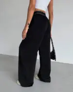 Tanke hlače-šalvare Alo - crne - Slika 6