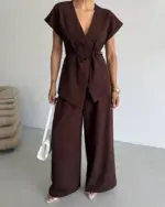 Odijelo Nellis - smeđe - Slika 3