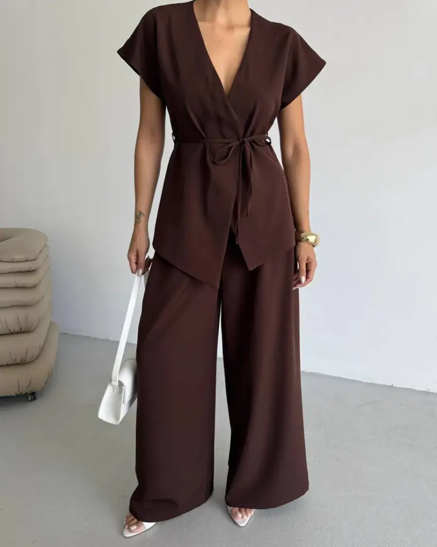 Odijelo Nellis - smeđe - Slika 3