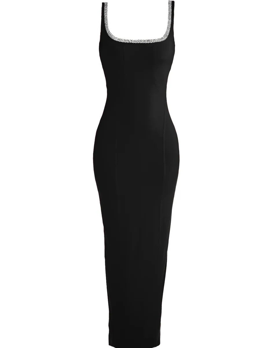 Maxi haljina Yasmine - crna - Slika 4