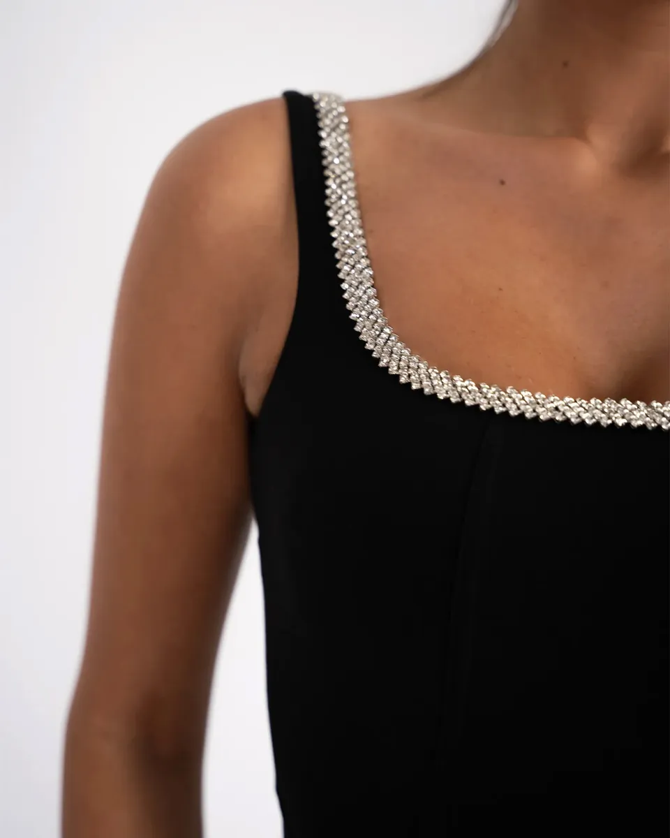 Maxi haljina Yasmine - crna - Slika 5