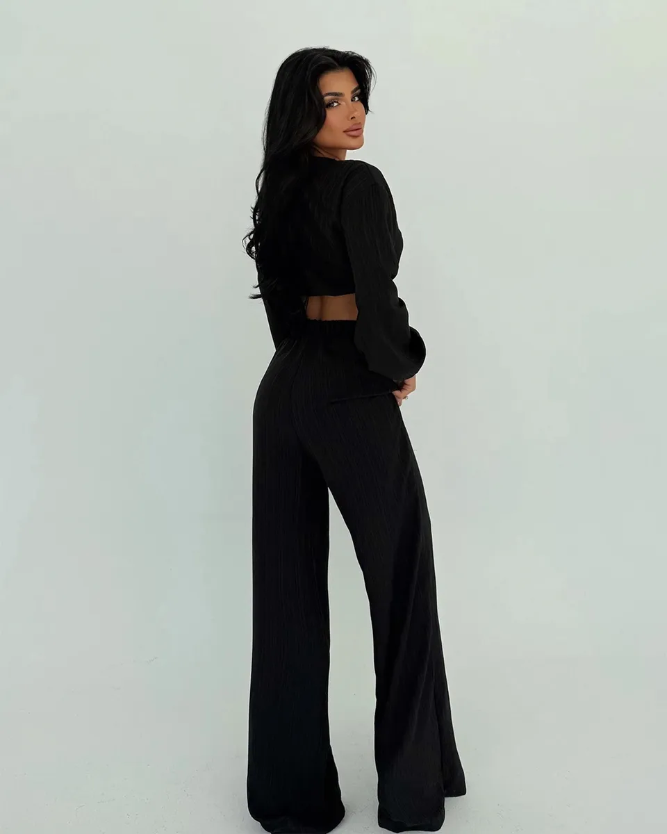 Dvodjelni set Adelina - crni