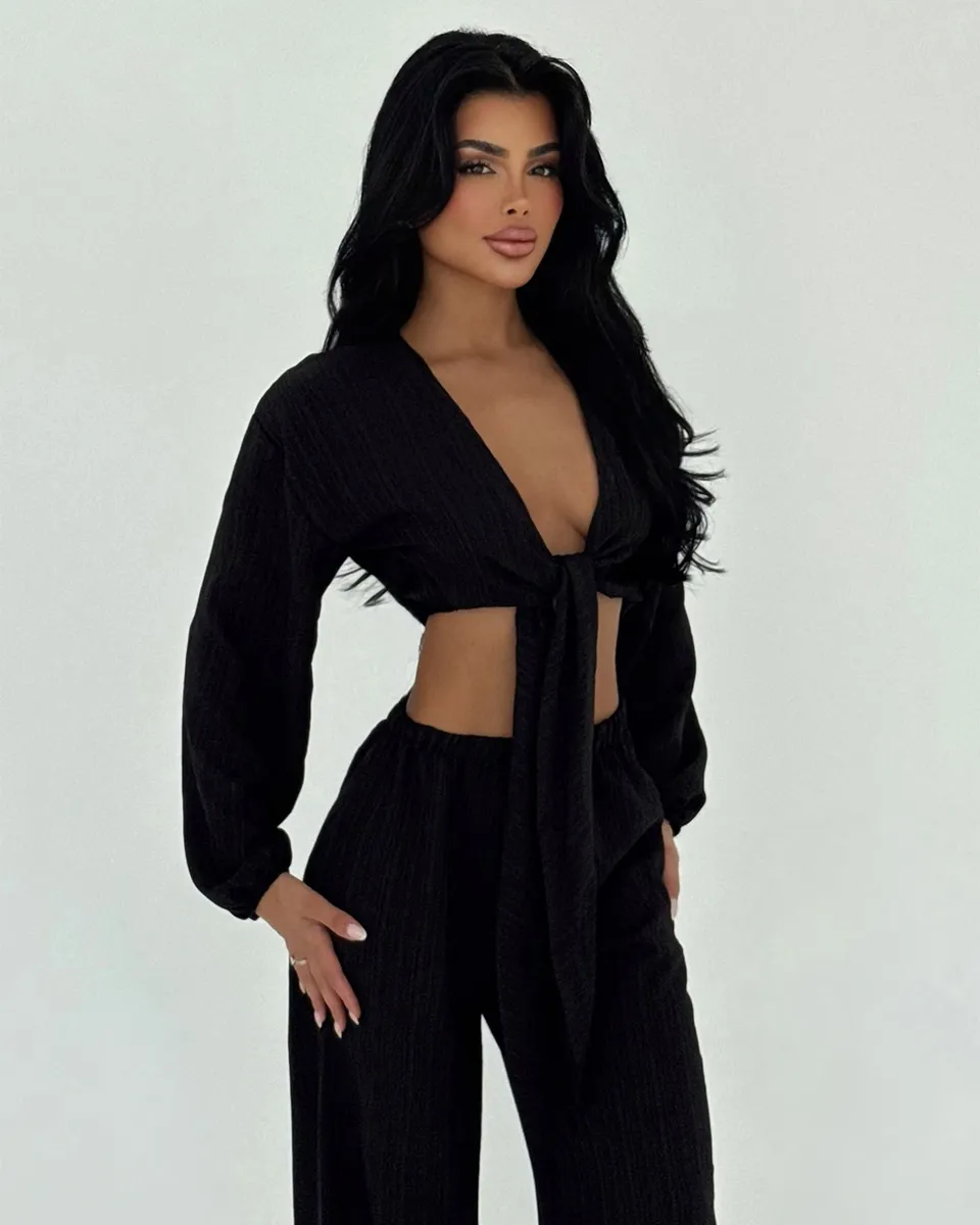 Dvodjelni set Adelina - crni