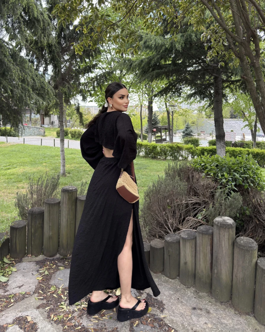 Dvodjelni set Tiana - crni