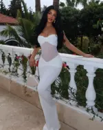 Maxi haljina Armen - bijela - Slika 3