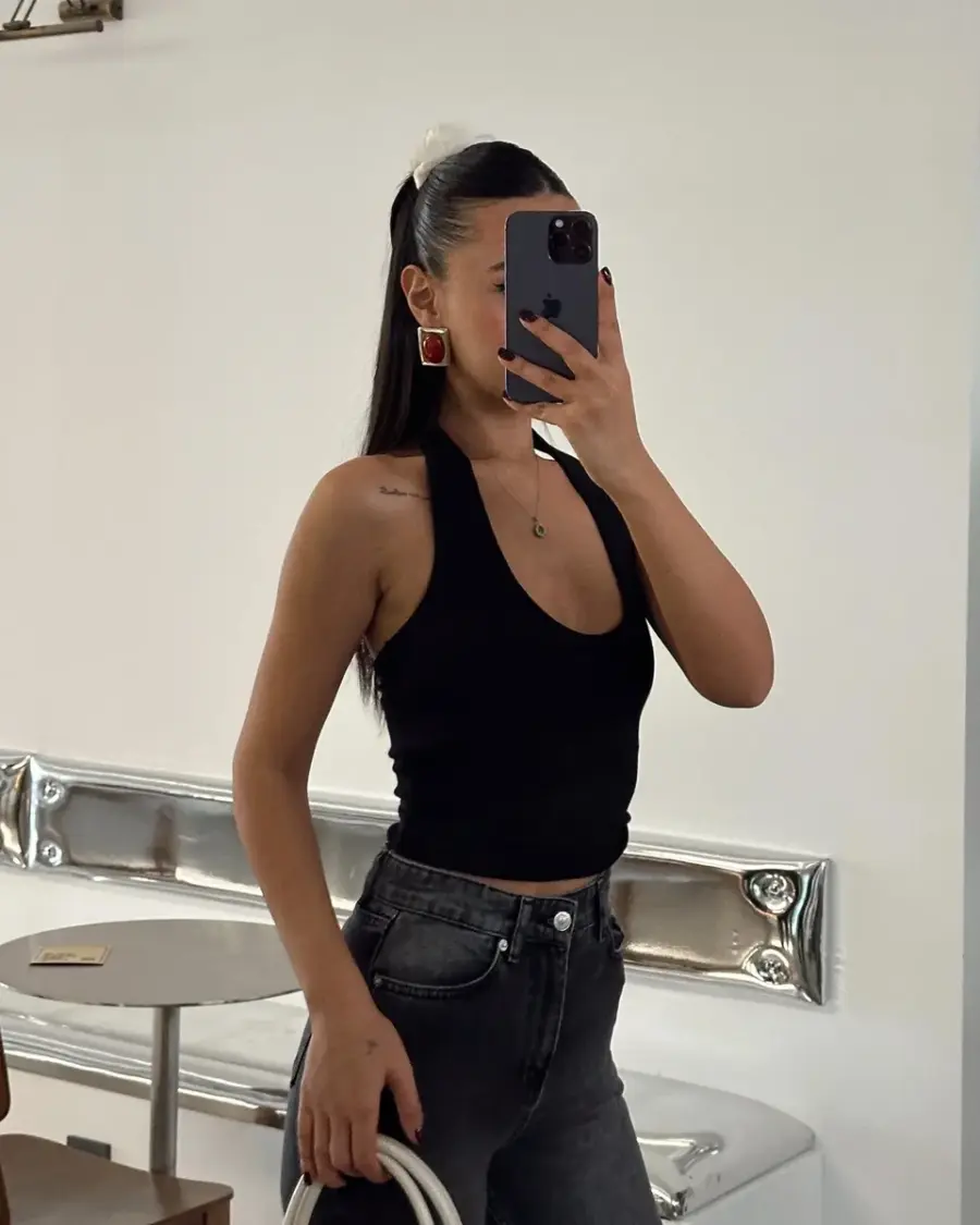 Top Odele - crni - Slika 2