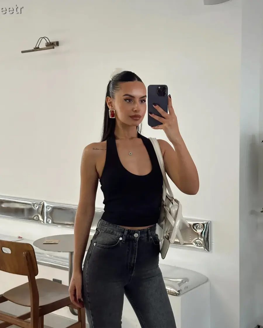 Top Odele - crni - Slika 3