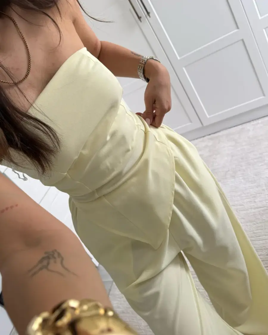 Dvodjelni set Anita - žuti - Slika 3