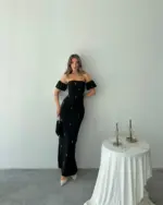 Maxi haljina Elisa - crna - Slika 2