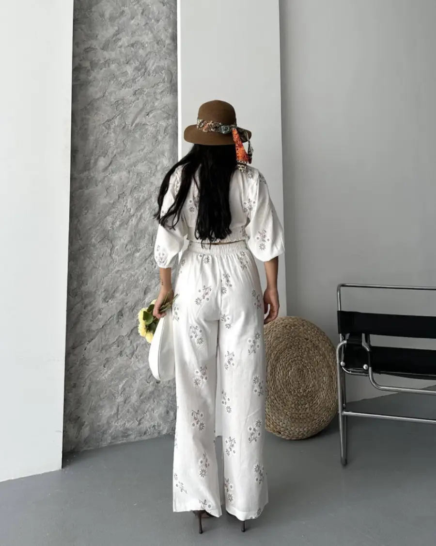 Dvodjelni set Ada - bijeli - Slika 6