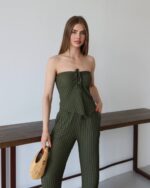 Dvodjelni set Dora - zeleni - Slika 5