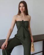 Dvodjelni set Dora - zeleni - Slika 6