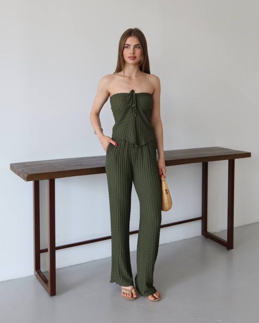 Dvodjelni set Dora - zeleni - Slika 2