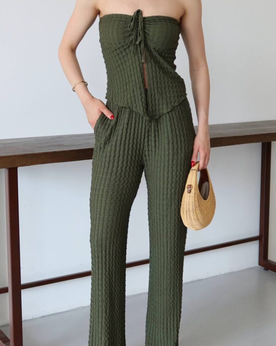 Dvodjelni set Dora - zeleni - Slika 9