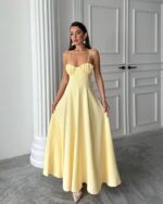 Maxi haljina Natalya - žuta - Slika 2