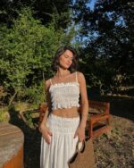 Dvodjelni set Yana - bijeli - Slika 3