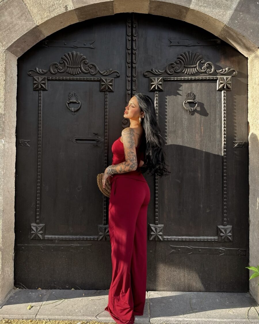 Dvodjelni set Gaia - bordo - Slika 3