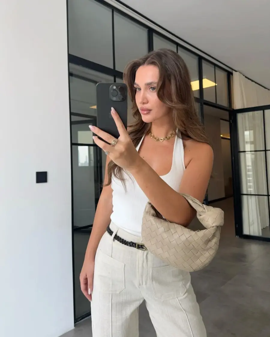 Top Lina - bijeli - Slika 3