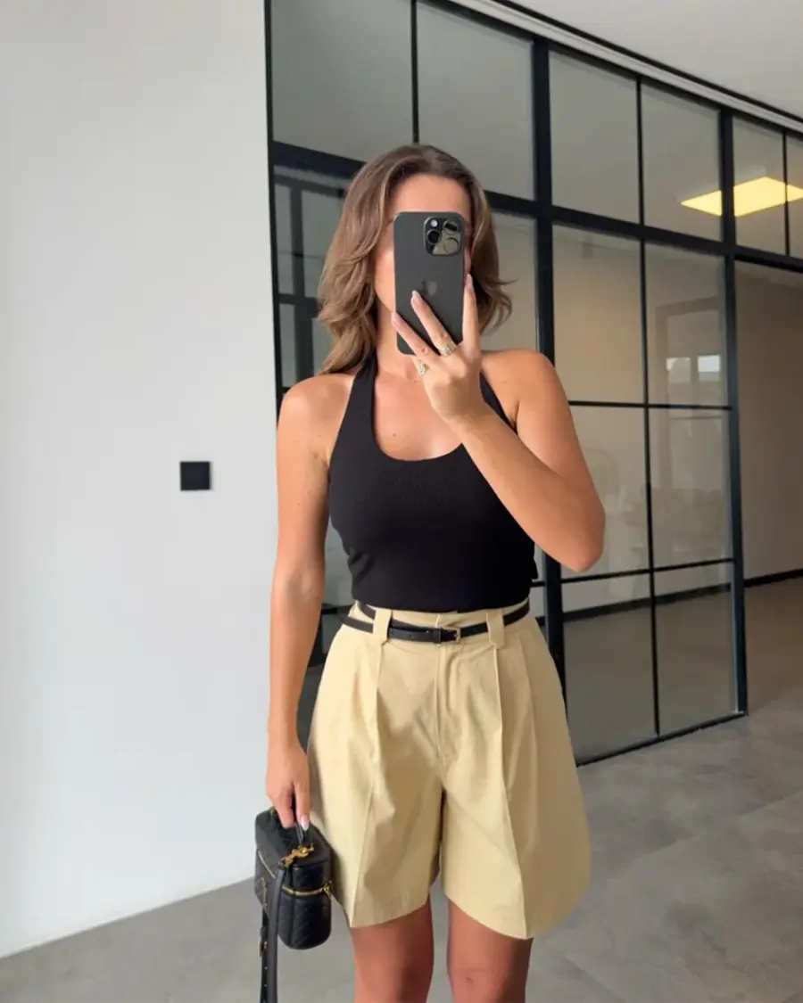 Top Lina - crni - Slika 3