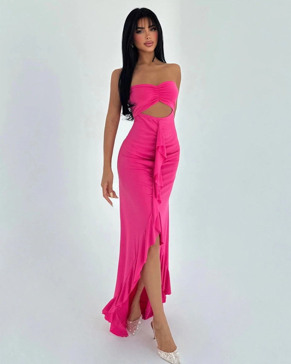 Midi haljina Lilas - pink