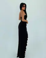 Midi haljina Lilas - crna - Slika 3