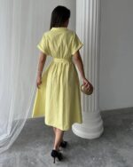Midi haljina Lucy - žuta - Slika 4