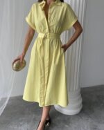Midi haljina Lucy - žuta - Slika 3