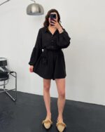 Kombinezon Kaylee  - crni - Slika 2