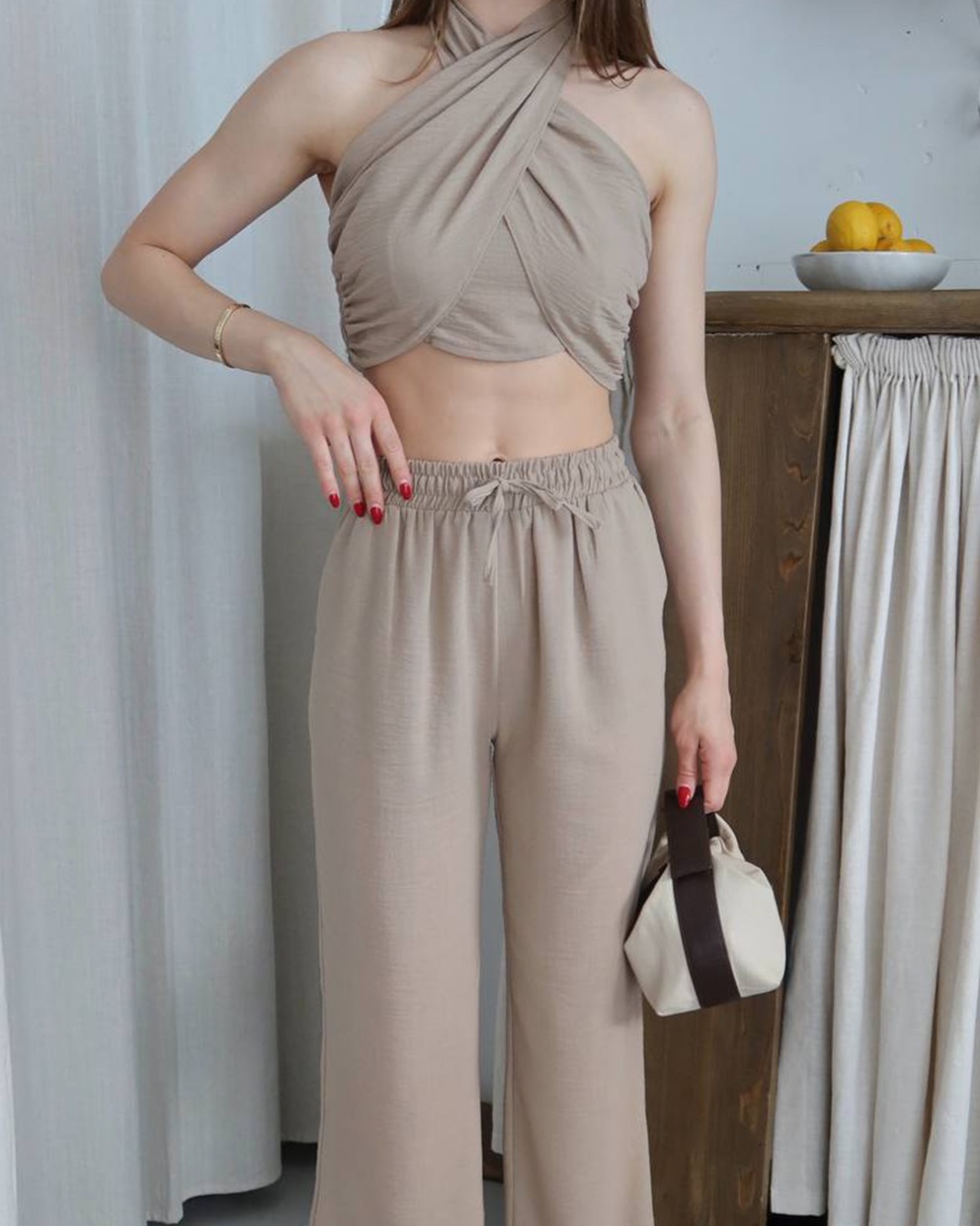 Dvodjelni set Una - bež 8 Dvodjelni set Una - bež - Slika 8