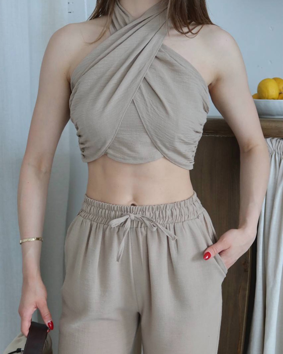 Dvodjelni set Una - bež 6 Dvodjelni set Una - bež - Slika 6